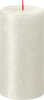 Stompkaars Shimmer 130/68 Ivory - Bolsius - thumbnail