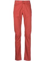 Jacob Cohën pantalon Bard en gabardine de coton - Rouge - thumbnail