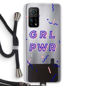 GRL PWR: Xiaomi Mi 10T 5G Transparant Hoesje met koord