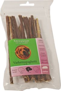 Natuurlijke snack zak varkensspaghetti 15 cm 50 gram - Gebr. de Boon