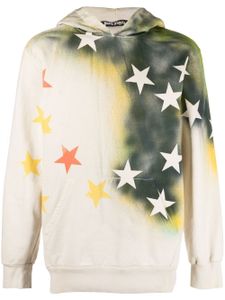 Palm Angels hoodie à motif d'étoiles - Tons neutres