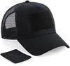 Beechfield CB641 Removable Patch Snapback Trucker - Black - One Size