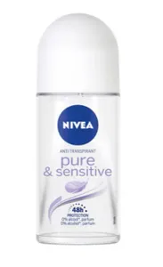 Nivea Pure & Sensitive Deodorant Roller - 50 ml
