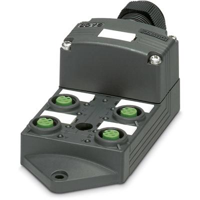 Phoenix Contact SACB-4/ 4-L-SC SCO P 1452987 Passieve sensor/actorbox M12-verdeler met kunststof schroefdraad 1 stuk(s)