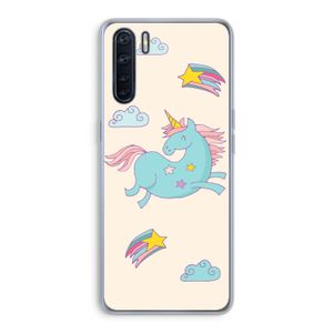 Vliegende eenhoorn: Oppo A91 Transparant Hoesje