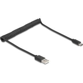 DeLOCK 90368 USB-kabel USB 2.0 0,75 m USB A USB C Zwart
