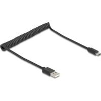 DeLOCK 90368 USB-kabel USB 2.0 0,75 m USB A USB C Zwart