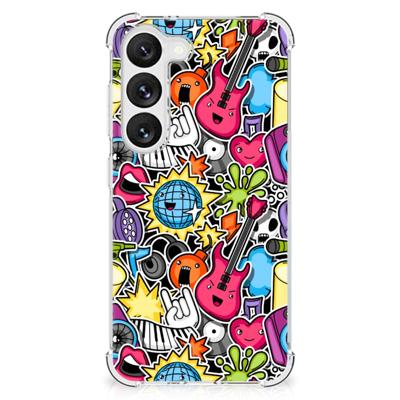 Samsung Galaxy S23 Anti Shock Bumper Case Punk Rock Samsung Galaxy S23 Anti Shock Bumper Case Punk Rock