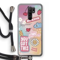 Positivity: Xiaomi Redmi 9 Transparant Hoesje met koord