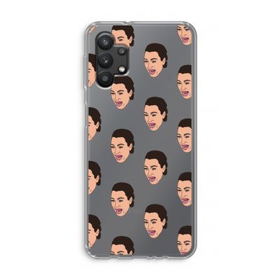Ugly Cry Call: Samsung Galaxy A32 5G Transparant Hoesje