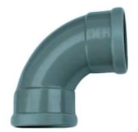 Wavin PVC Bocht 88° 2x Mof 110mm - Weerbestendige Manchetverbinding voor Efficiënte Waterafvoer Wavin PVC Bocht 88° 2x Mof 110mm - Weerbestendige Manchetverbinding voor Efficiënte Waterafvoer
