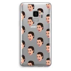 Ugly Cry Call: Samsung Galaxy S9 Transparant Hoesje