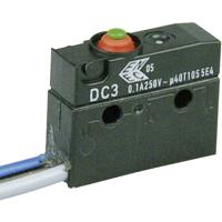 ZF DC3C-C3AA Microschakelaar DC3C-C3AA 250 V/AC 0.1 A 1x aan/(aan) IP67 Moment 1 stuk(s)