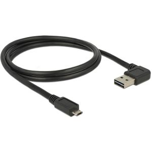 DeLOCK EASY-USB-A 2.0 male > EASY-USB Micro-USB-B 2.0 male kabel 1 meter