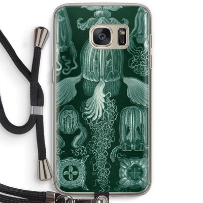 Haeckel Cubomedusae: Samsung Galaxy S7 Transparant Hoesje met koord