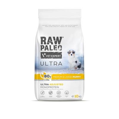 VET EXPERT RAW PALEO Ultra Medium&Large Puppy Kalkoen - droogvoer voor puppy's - 10 kg