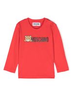 Moschino Kids Sweater met logoprint - Rood - thumbnail