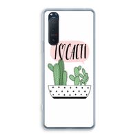 I love cacti: Sony Xperia 5 II Transparant Hoesje