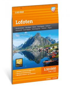 Wandelkaart Turkart Lofoten | Noorwegen | Calazo