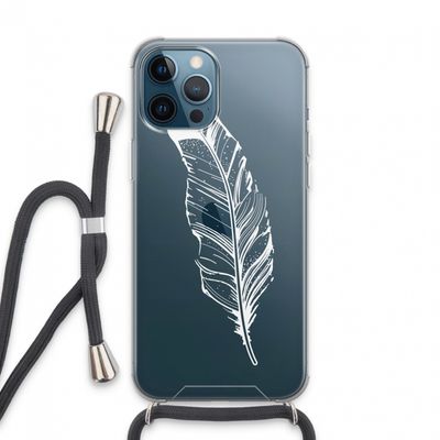 Pluim: iPhone 13 Pro Max Transparant Hoesje met koord