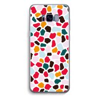 Colored Giraffe: Samsung Galaxy S8 Plus Transparant Hoesje