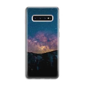 Travel to space: Samsung Galaxy S10 4G Transparant Hoesje