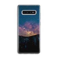 Travel to space: Samsung Galaxy S10 4G Transparant Hoesje