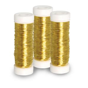 Sieraden maken draad - 3x - goud - 0.3 mm dik - 50 meter snoer - haakdraad