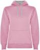 Roly RY1068 Women´s Urban Hooded Sweatshirt - Light Pink 48/Heather Grey 58 - M - thumbnail