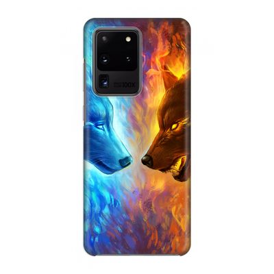 Fire & Ice: Volledig geprint Samsung Galaxy S20 Ultra Hoesje
