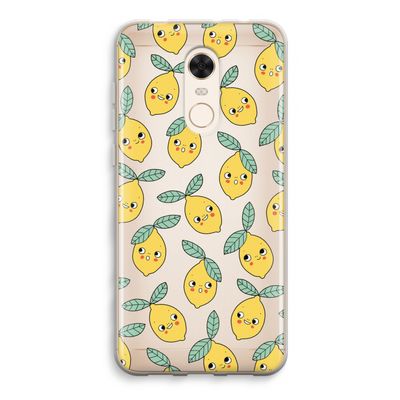Citroenen: Xiaomi Redmi 5 Transparant Hoesje