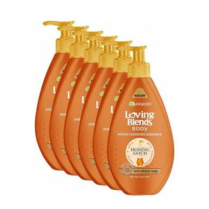 Garnier Loving Blends Honing Goud intens voedende bodymilk - 6x 400 ml - Multiverpakking