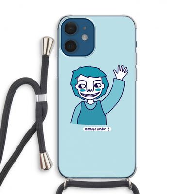 Zwaai: iPhone 12 Transparant Hoesje met koord