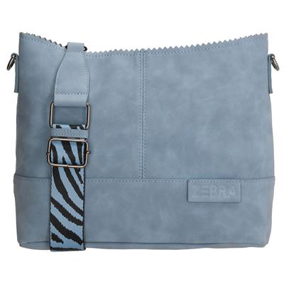 Zebra Trends Schoudertas Merel Licht Blauw