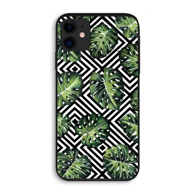 Geometrische jungle: iPhone 11 Biologisch afbreekbaar hoesje