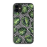 Geometrische jungle: iPhone 11 Biologisch afbreekbaar hoesje
