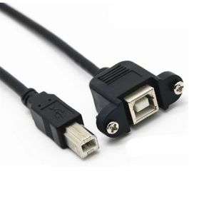 USB B Male to Female adapter cable,1M