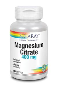 Solaray Magnesium citraat 400mg (90 vega caps)