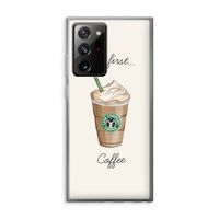 But first coffee: Samsung Galaxy Note 20 Ultra / Note 20 Ultra 5G Transparant Hoesje