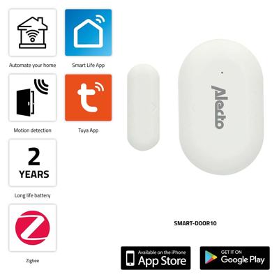Alecto SMART-DOOR10 Smart Zigbee deur-/raamcontactsensor - SMART-DOOR10