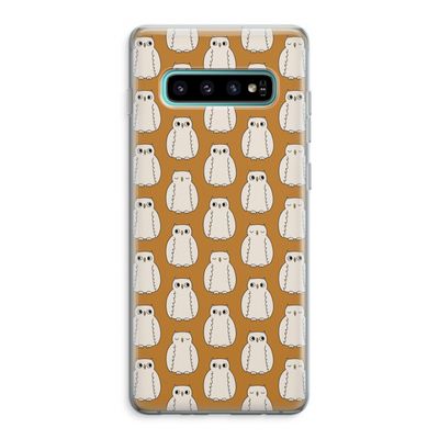 Uilen: Samsung Galaxy S10 Plus Transparant Hoesje