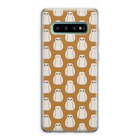 Uilen: Samsung Galaxy S10 Plus Transparant Hoesje
