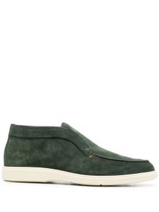 Santoni slip-on suede boots - Vert