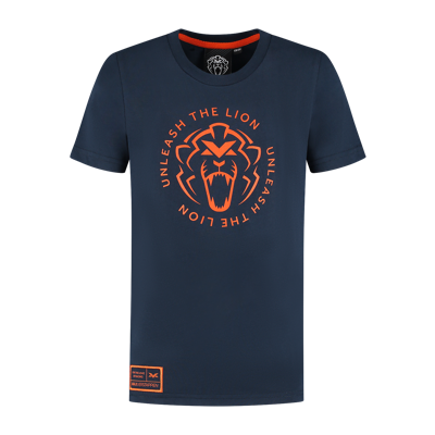 Kids - T-Shirt - Navy - Unleash The Lion - 164-170 - Max Verstappen