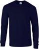 Gildan G2400 Ultra Cotton™ Long Sleeve T-Shirt - Navy - L