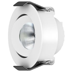 LED Camicro Downlight kantelbaar 4W 45º 2.700K/3.000K/DTW IP44 dimbaar Wit