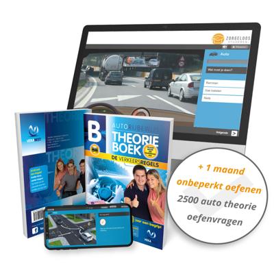 Auto Theorieboek Rijbewijs B 2025 met 2500 Oefenvragen - 1 Maand Onbeperkt Oefenen