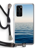 Water horizon: Huawei P40 Transparant Hoesje met koord