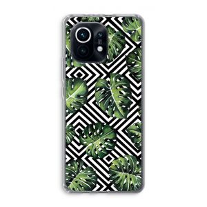 Geometrische jungle: Xiaomi Mi 11 Transparant Hoesje