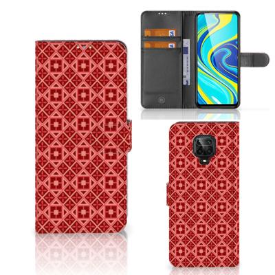 Xiaomi Redmi Note 9 Pro | Note 9S | Telefoon Hoesje | Batik Rood